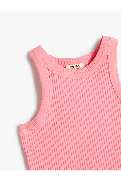 Koton Cotton Sleeveless Basic Tank Top - Ribbed