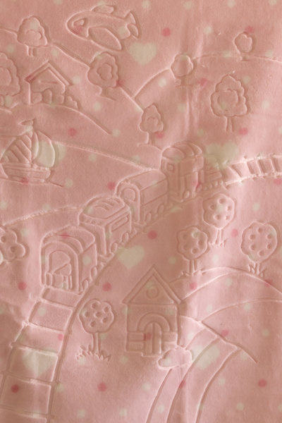 Dinarsu Embos Baby Blanket with Neck Pillow and Gift Box