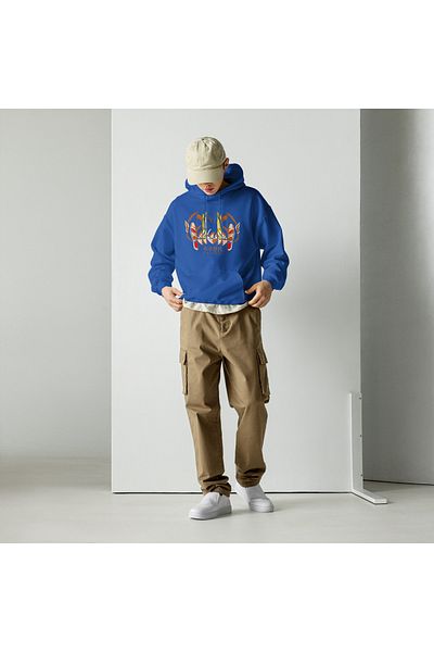 Moda Glo Φούτερ Unisex Goku Osarus b με στάμπα με κουκούλα