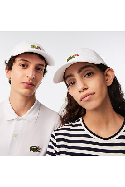 Lacoste Netflix Unisex Beyaz Şapka