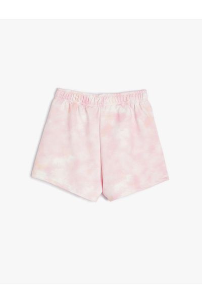 Koton Shorts Batik Patterned Elastic Waist Pocket