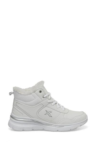 Kinetix Suomy Pu Hi Krk W White Comfort Sole Women's Furry Boots