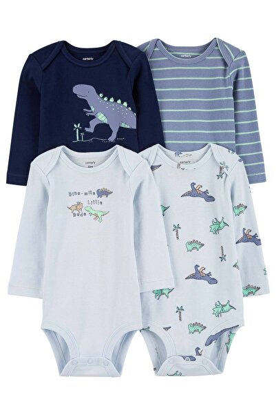 Carter's Erkek Bebek Uzun Kollu Body Set 4'lü Paket