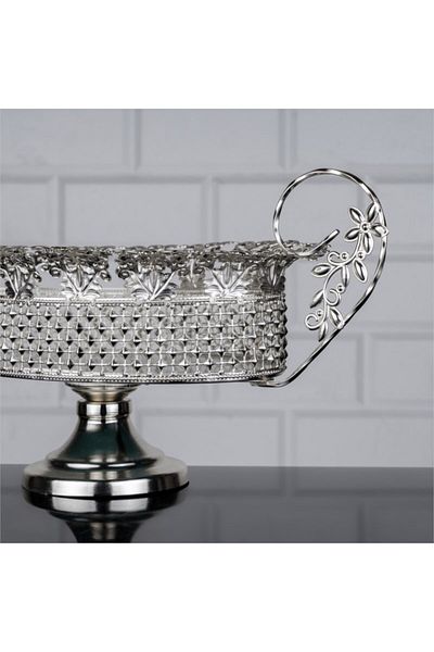 ZETT Pyramid Model Footed Gondola Presentation Holder Engagement Chocolate Basket 40X20X20Cm
