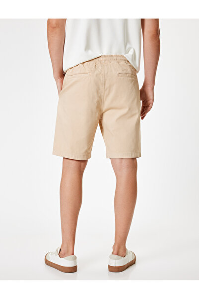 Koton Bermudashorts aus Baumwollcanvas – elastischer Bund und Taschendetail