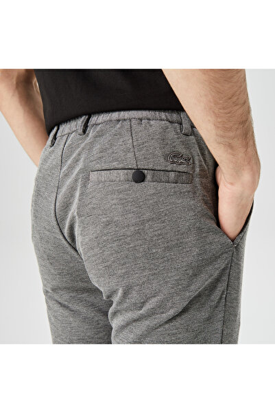 Lacoste Erkek Tappered Fit Desenli Gri Pantolon