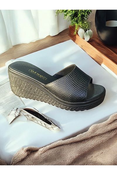 DİNÇ Konay 985 Fancy Platform Slippers