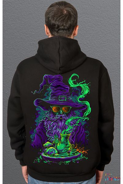 Bumeta Φούτερ Wizard Mushroom Unisex Hoodie με κουκούλα