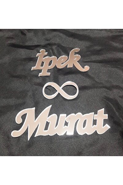 GÜVEN Nişan Söz Tepsi Isim Ve Sonsuzluk Işareti Pleksi Yazı Ahşap Destekli Gü...