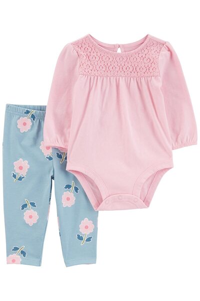 Carter's Baby Girl Body Pants Set 2 Pack