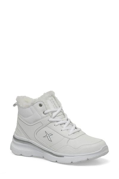 Kinetix Suomy Pu Hi Krk W White Comfort Sole Women's Furry Boots
