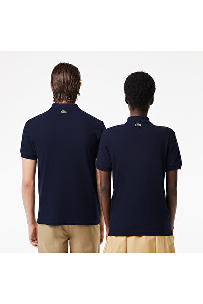 Lacoste Unisex Regular Fit Baskılı Lacivert Polo