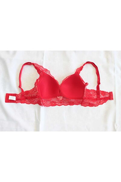 MOD10 Kırmızı dantelli Sütyen