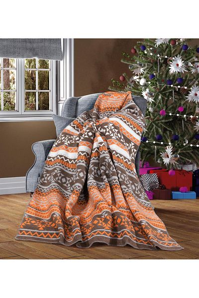 Menta store Patterned Cotton Blanket Double Blanket