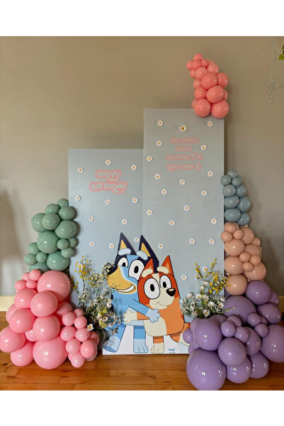 Çemrek Süs Parti Рожева лаванда Зимовий зелений Набір повітряних кульок 100 шт.