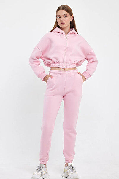 LUCKYPORT FERMUARLI CROP EŞOFMAN TAKIMI