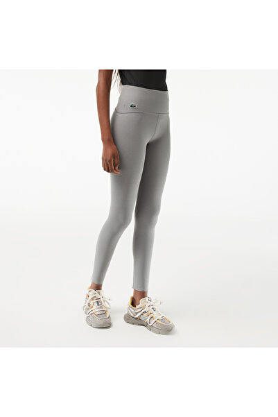 Lacoste SPORT Kadın Slim Fit Gri Tayt