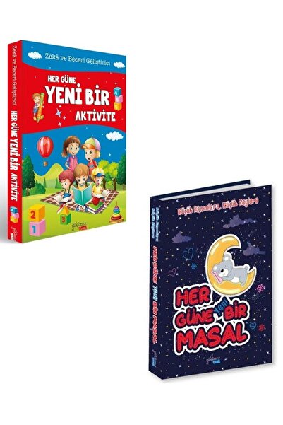 Yakamoz Yayınları Her Güne Yeni Bir Masal + Her Güne Yeni Bir Aktivite (2 Kitap)
