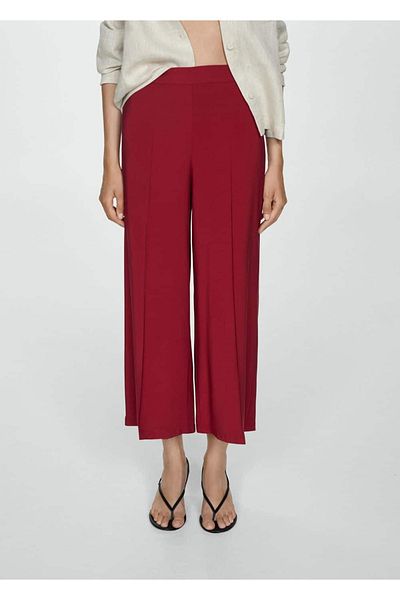 MANGO Woman Short Long Baggy Pants