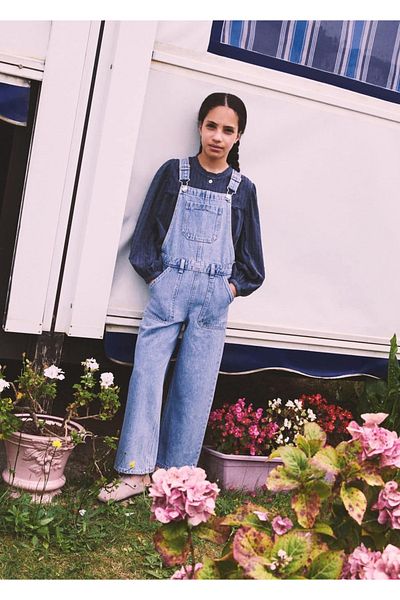 MANGO Kids Gerade geschnittener Denim-Overall