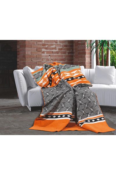 Menta store Patterned Cotton Blanket Double Blanket