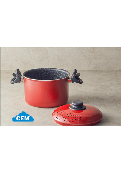 Cem 20 cm Red Pasta Pot