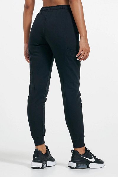 Nike Αθλητικά ρούχα Air Fleece Mid Rise Γυναικεία ημι-ανοιχτή φόρμα μαύρο