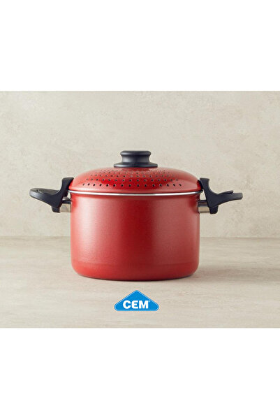 Cem 20 cm Red Pasta Pot