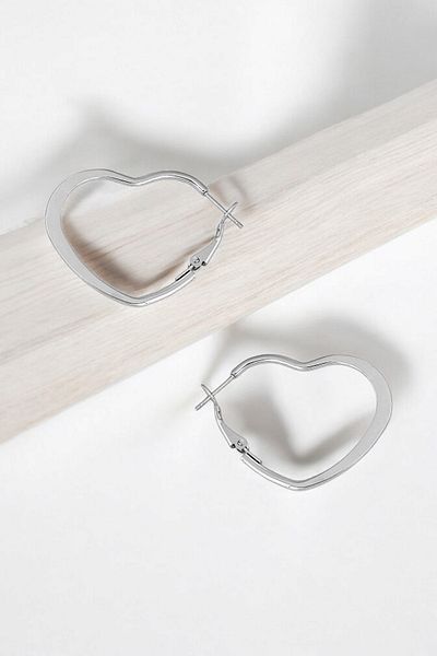Çlk Accessories حلق على شكل قلب من الفولاذ المقاوم للصدأ (30 ملم)