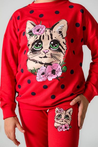 tim tim kids Kids Cat Tracksuit Set
