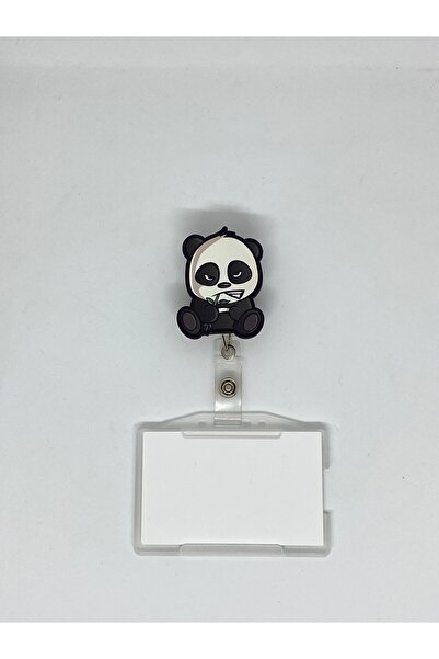 Sağlıkçı Shopping Държач за значка за йойо с тема „Ядосан панда“ Държач за зн...