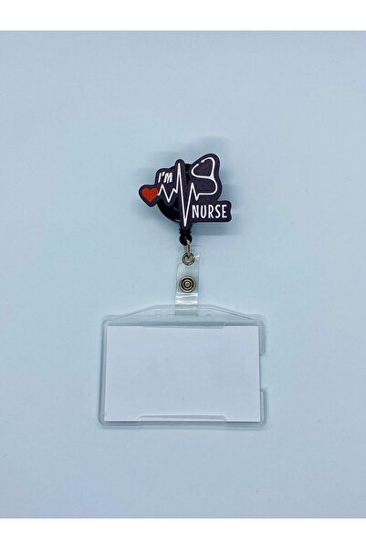 Sağlıkçı Shopping حامل بطاقات يويو بطابع I'm Nurse، حامل بطاقات ياقة يويو