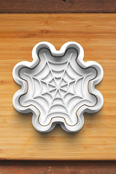 Hobist قالب كوكيز شبكي عنكبوت وقالب لب السكر