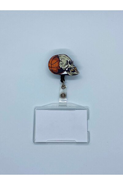 Sağlıkçı Shopping Suport pentru carduri Yoyo cu tematică Skull Basket Ball Su...