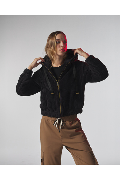 PEPP JEANS KAPÜŞONLU PELUŞ KADIN MONT