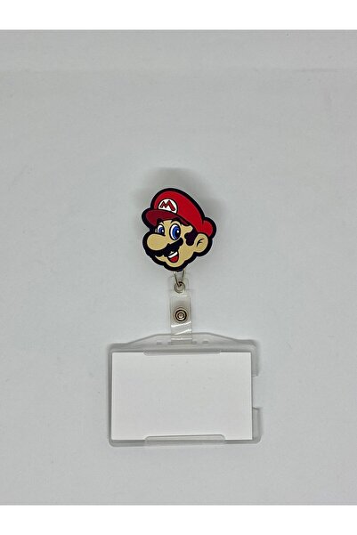 Sağlıkçı Shopping حامل بطاقات يويو بتصميم سوبر ماريو حامل شارة يويو