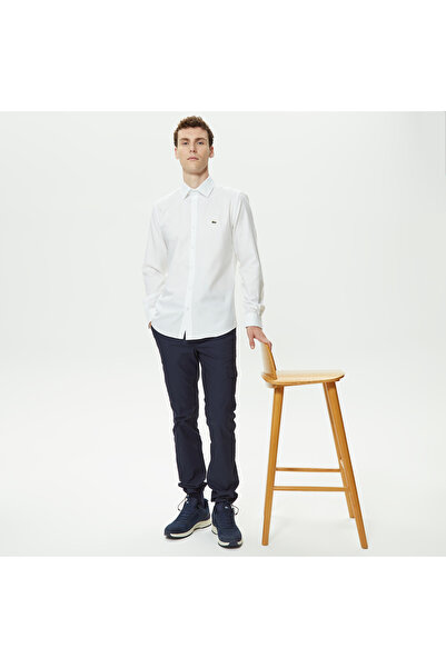Lacoste Erkek Slim Fit Beyaz Gömlek