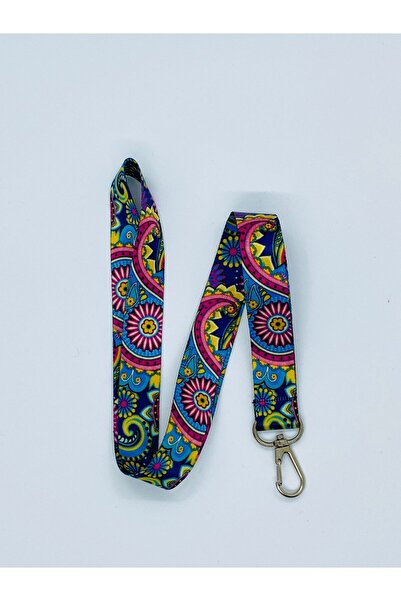 Sağlıkçı Shopping حزام بطاقة على شكل حبل للرقبة ذو طابع ملون متجهي