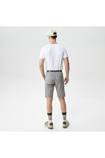Lacoste Erkek Slim Fit Gri Bermuda