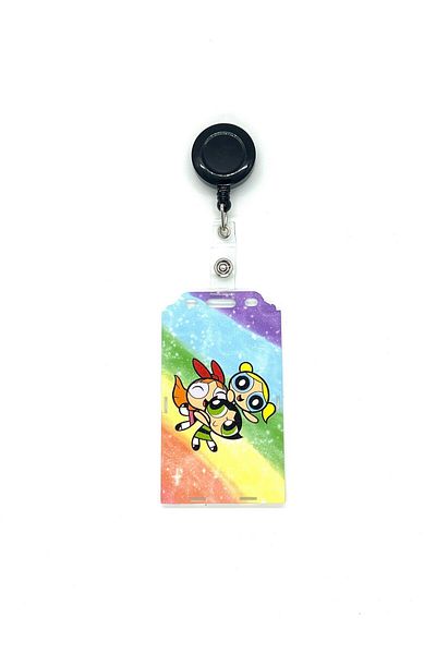 Sağlıkçı Shopping Protector de card pentru container vertical pentru carduri cu tematică din 3 piese Powerpuff Girls