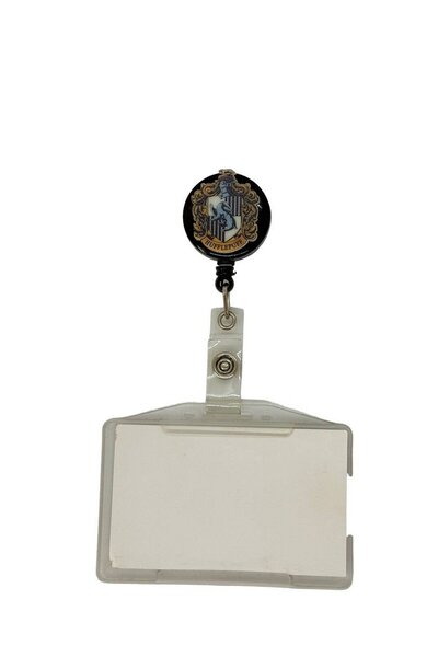 Sağlıkçı Shopping حامل بطاقات يويو مطبوع عليه تصميم هاري بوتر هوفل باف من البليكسي، حامل بطاقات يويو