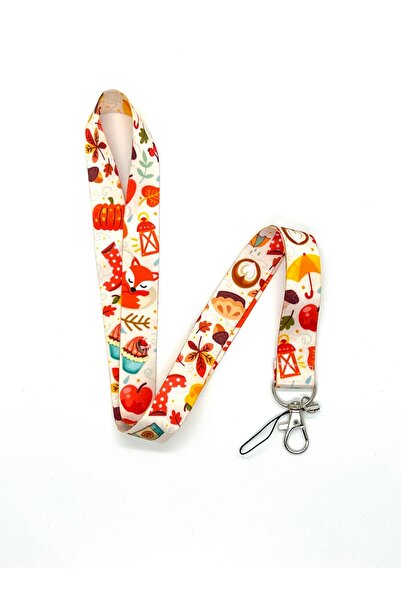 Sağlıkçı Shopping Yılbaşı 1 Temalı Boyun İpi Kart Askısı