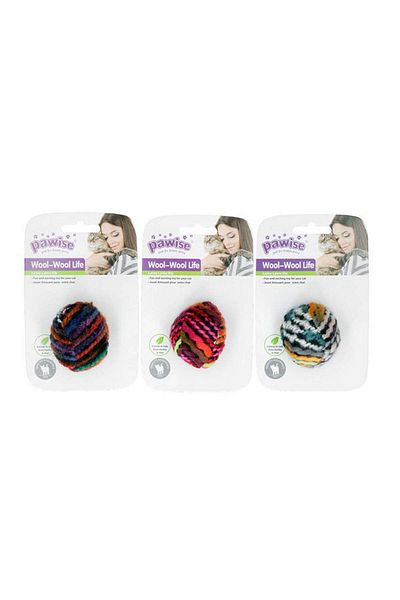 Pawise Meow Meow Life Wool Toy Ball Dpmah