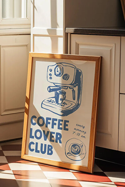 Taranist Kağıt Poster Kalın Kuşe Coffee Lover Kahve Severler