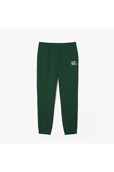 Lacoste Unisex Relaxed Fit Yeşil Eşofman Altı