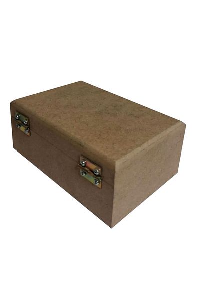 Healer Wooden Paintable Rectangular Flat Box Raw Mdf Hobby Box Gift Box 15,0Cmx10,2Cmx6,0Cm