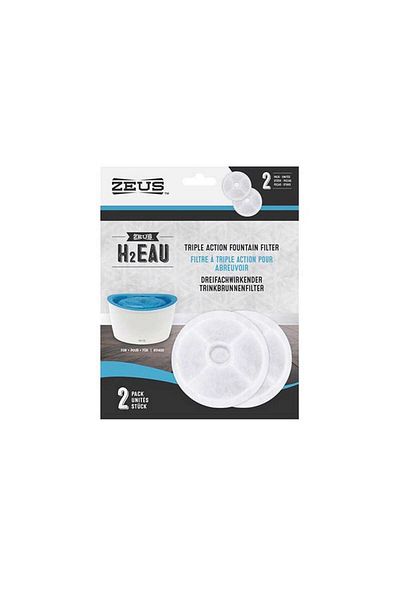 ZEUS Replacement Filter for Automatic Water Bottle 2 Pack Hnzrn