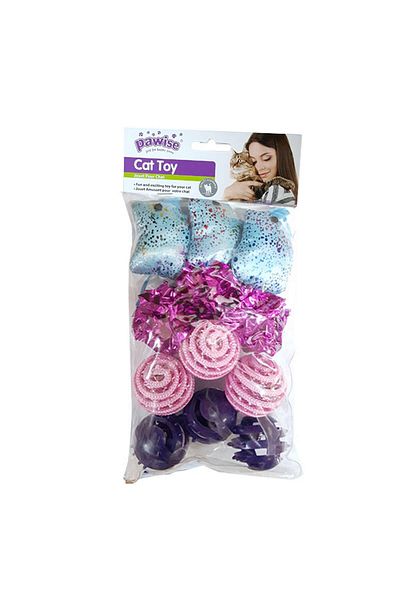 Pawise Mixed Cat Toy 12 Pieces Toy Hnzrn