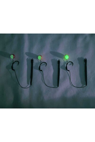 LittoCollection 3 Adet Glow Ve Çift Renk Sazan Rig Takımı ( Gece Parlayan )