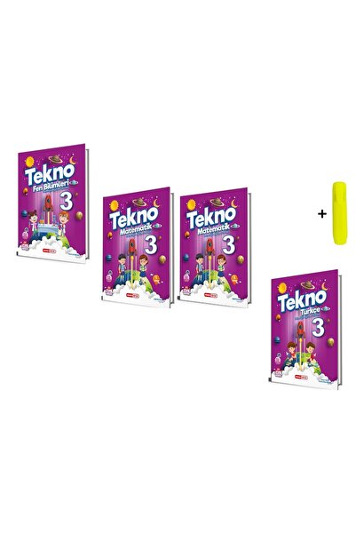 Kırmızı Beyaz Yayınları Kırmızı Beyaz Yayınları 3. Sınıf Tekno Matematik Fen ...